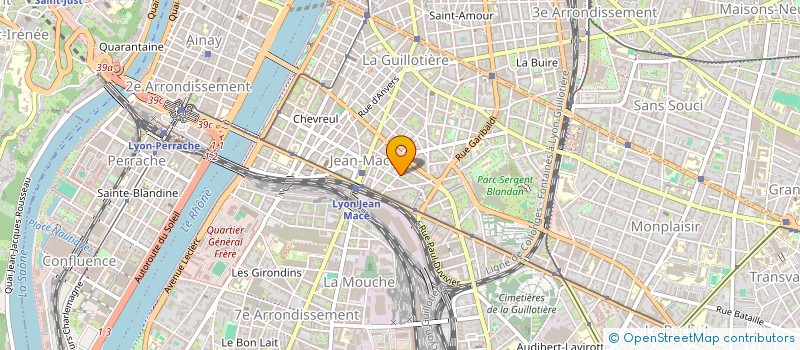 localisation de l'entreprise MADAME AMELIE MACQ  LYON