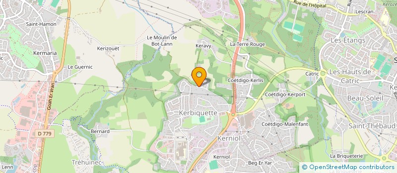 localisation de l'entreprise MADAME AMELIE MAHEO à VANNES