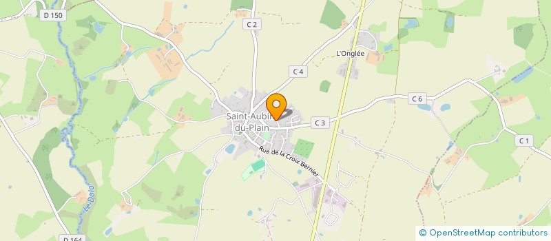 localisation de l'entreprise MADAME AMELIE MAINGRET  SAINT-AUBIN-DU-PLAIN