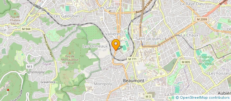 localisation de l'entreprise MADAME AMELIE MAIRE  CLERMONT-FERRAND