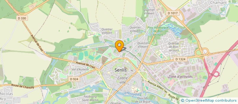 localisation de l'entreprise MADAME AMELIE MALCOR DEYDIER DE PIERREFEU  SENLIS