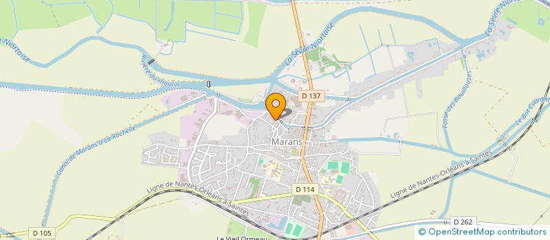 localisation de l'entreprise MADAME AMELIE MANAUD  MARANS