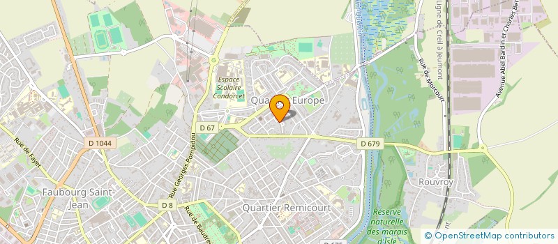 localisation de l'entreprise MADAME AMELIE MANESSE à SAINT-QUENTIN