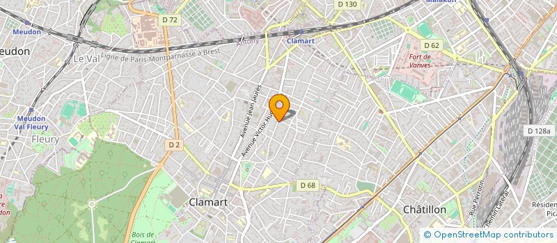 localisation de l'entreprise MADAME AMELIE MANGEREST à CLAMART