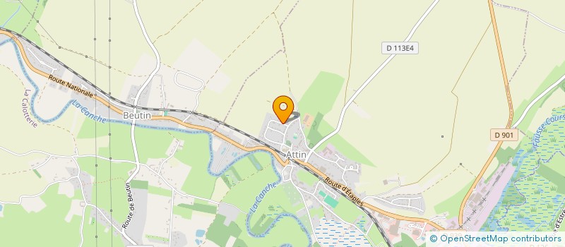 localisation de l'entreprise MADAME AMELIE MARIA SIMONE REGNIER  ATTIN