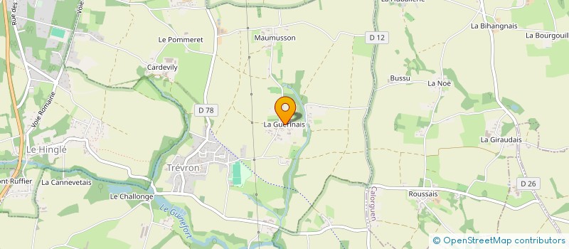 localisation de l'entreprise MADAME AMELIE MARIAU  TREVRON