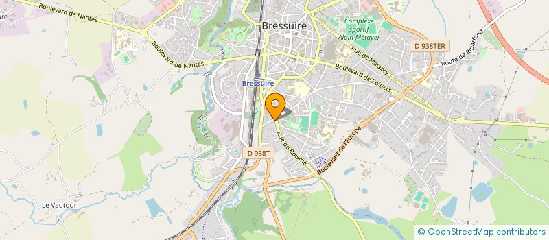 localisation de l'entreprise MADAME AMELIE MARILLEAUD  BRESSUIRE