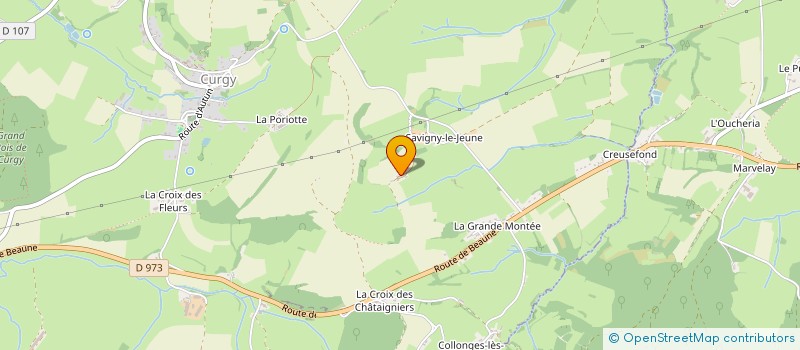 localisation de l'entreprise MADAME AMELIE MARLOT  CURGY