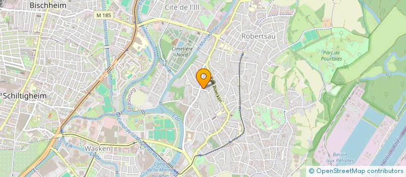 localisation de l'entreprise MADAME AMELIE MAROTTE  ACHENHEIM