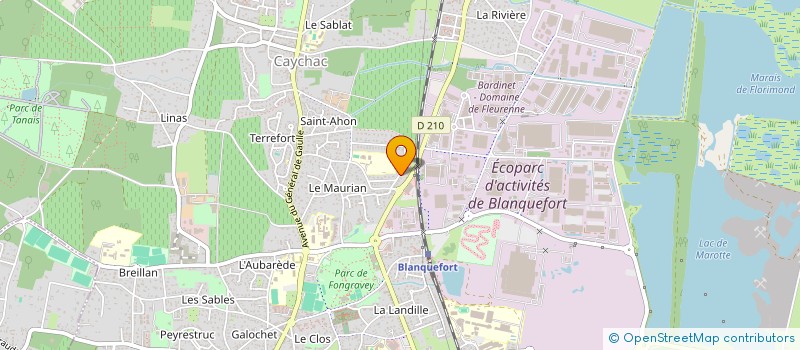localisation de l'entreprise MADAME AMELIE MARTIN à BLANQUEFORT
