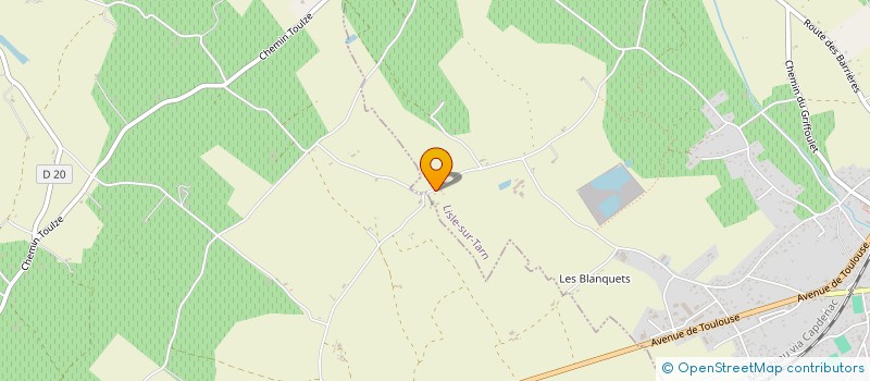 localisation de l'entreprise MADAME AMELIE MARTY à LISLE-SUR-TARN