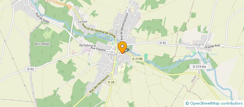 localisation de l'entreprise MADAME AMELIE MASSHENSER  VOULX