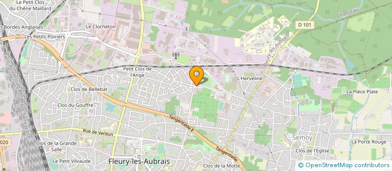 localisation de l'entreprise MADAME AMELIE MASSON à FLEURY-LES-AUBRAIS