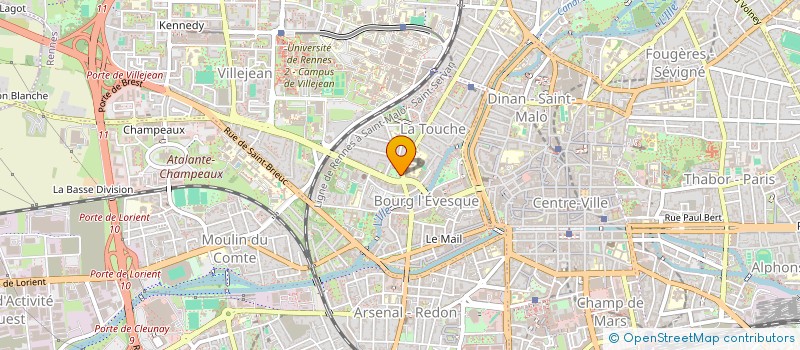localisation de l'entreprise MADAME AMELIE MASSON REGNAULT  RENNES