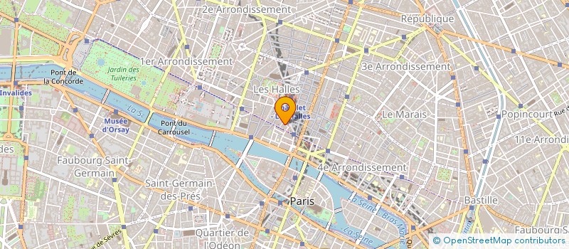 localisation de l'entreprise MADAME AMELIE MAUCLAIRE à PARIS