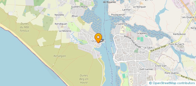 localisation de l'entreprise MADAME AMELIE MAUGARD  PLOUHINEC