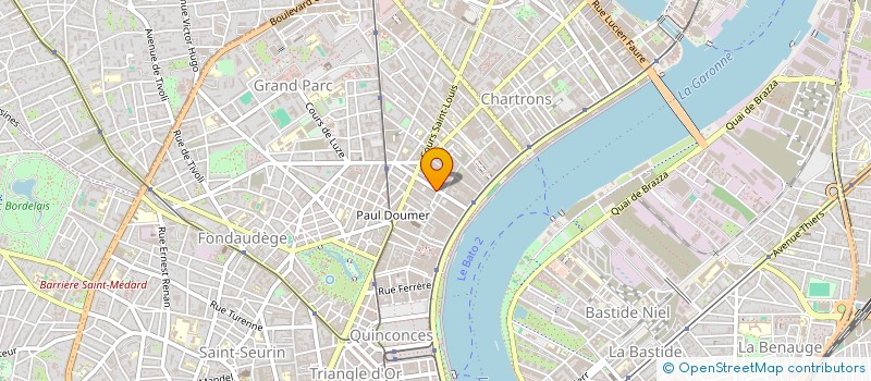 localisation de l'entreprise MADAME AMELIE MAUNOURY  BORDEAUX