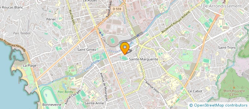 localisation de l'entreprise MADAME AMELIE MAURO  MARSEILLE
