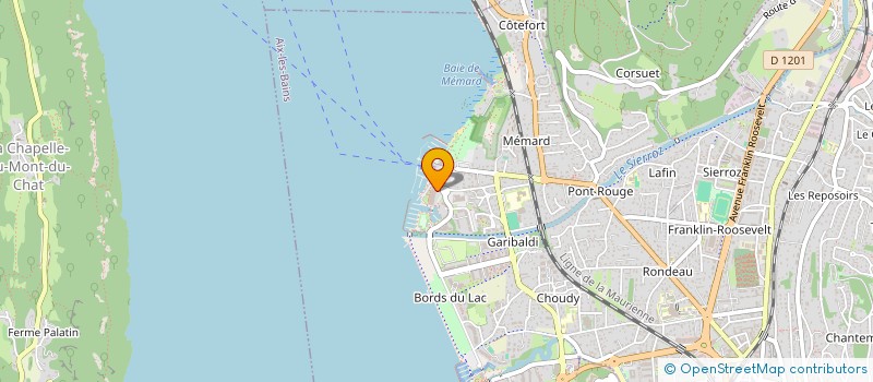 localisation de l'entreprise MADAME AMELIE MAYAUD  AIX-LES-BAINS