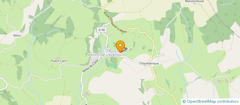 localisation de l'entreprise MADAME AMELIE MAZENC  MILLAU