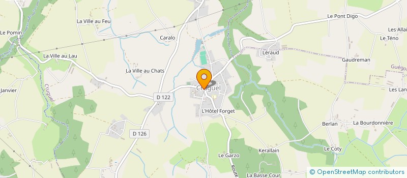 localisation de l'entreprise MADAME AMELIE MENARD à CRUGUEL