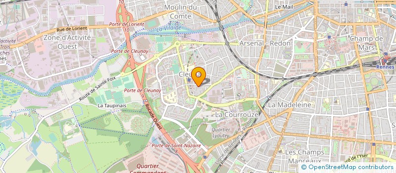 localisation de l'entreprise MADAME AMELIE MENEUX  RENNES