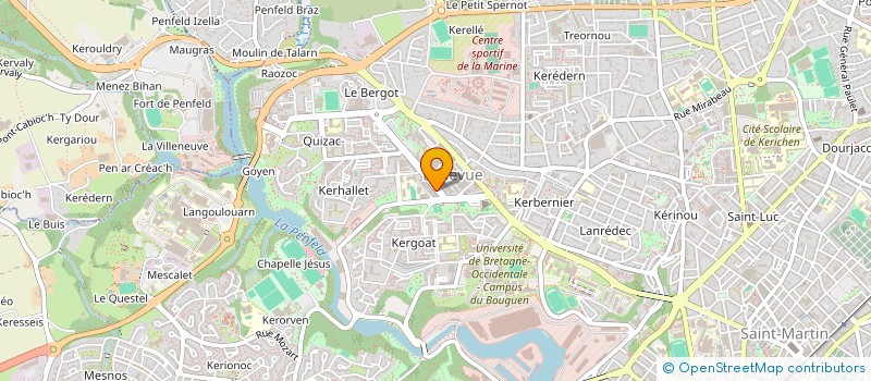 localisation de l'entreprise MADAME AMELIE MERER à BREST