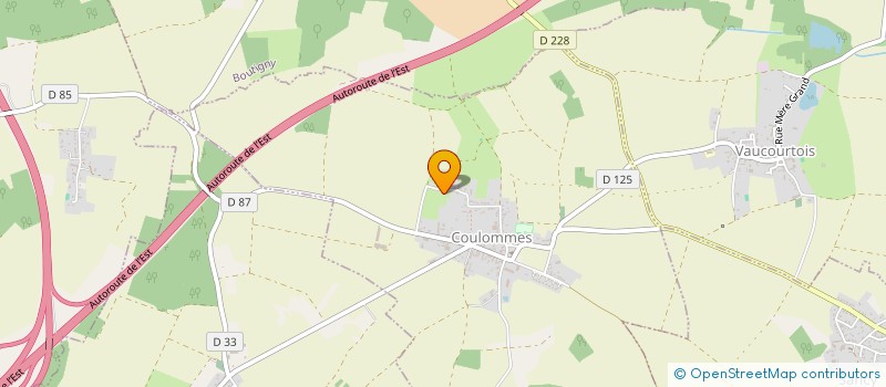 localisation de l'entreprise MADAME AMELIE MERIEL  COULOMMES