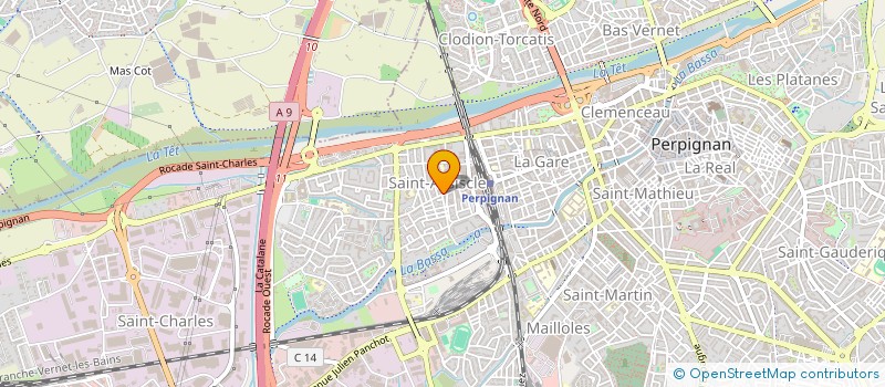 localisation de l'entreprise MADAME AMELIE MEUNIER  TOULOUGES