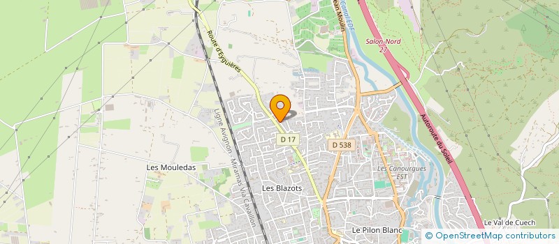 localisation de l'entreprise MADAME AMELIE MEUNIER  SALON-DE-PROVENCE