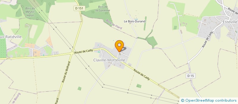 localisation de l'entreprise MADAME AMELIE MICHAUD  CLAVILLE-MOTTEVILLE