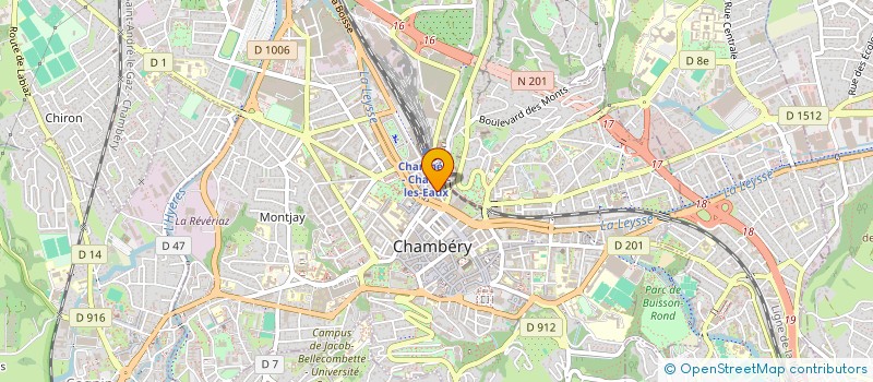 localisation de l'entreprise MADAME AMELIE MICHEA à CHAMBERY