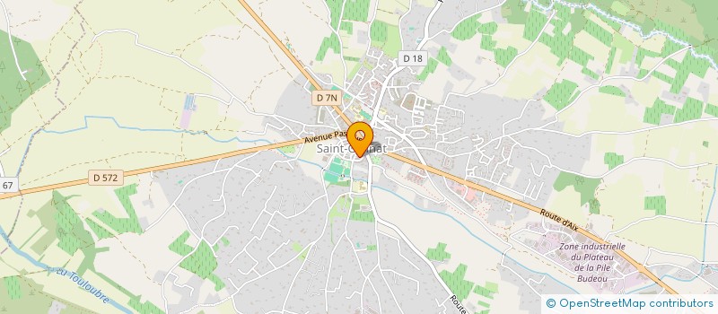 localisation de l'entreprise MADAME AMELIE MIGNARD  SAINT-CANNAT