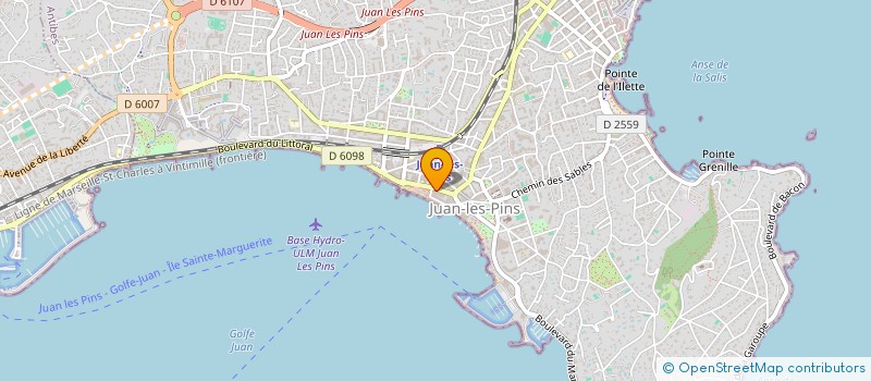localisation de l'entreprise MADAME AMELIE MINGOARRANZ à ANTIBES