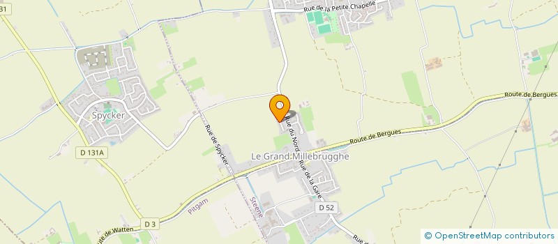 localisation de l'entreprise MADAME AMELIE MINGUY  ARMBOUTS-CAPPEL