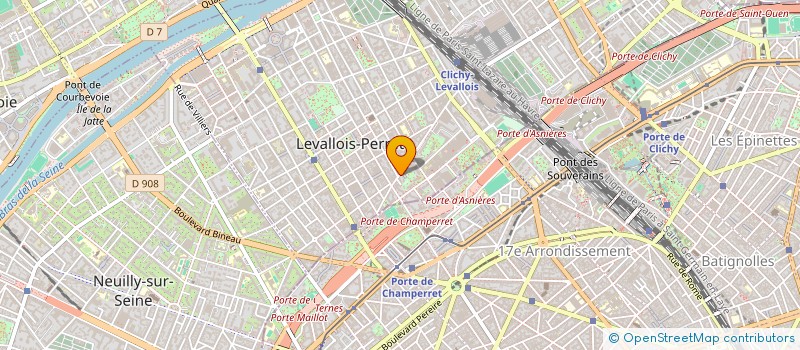 localisation de l'entreprise MADAME AMELIE MION à LEVALLOIS-PERRET
