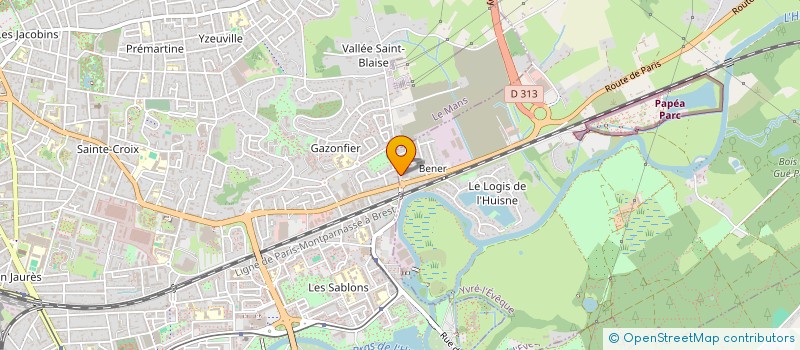 localisation de l'entreprise MADAME AMELIE MOIRE  YVRE-L'EVEQUE