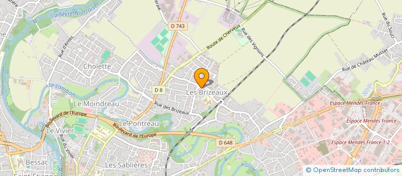 localisation de l'entreprise MADAME AMELIE MOLINA à NIORT