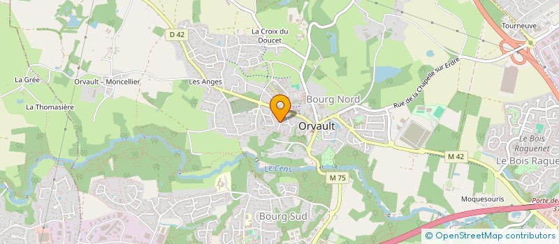 localisation de l'entreprise MADAME AMELIE MONDESIR à ORVAULT