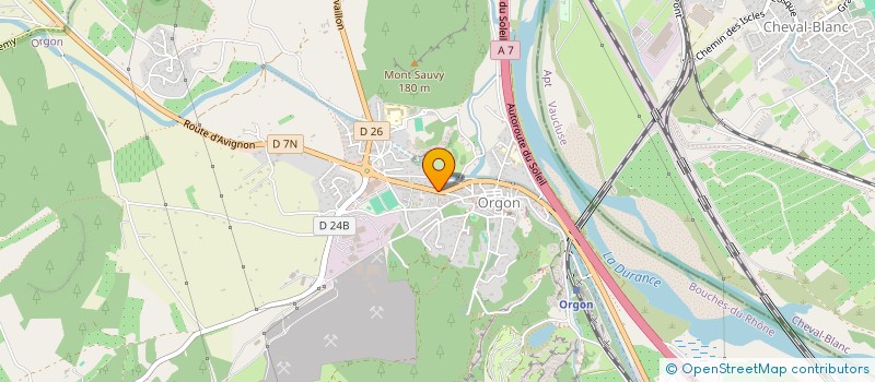 localisation de l'entreprise MADAME AMELIE MONGIN  ORGON