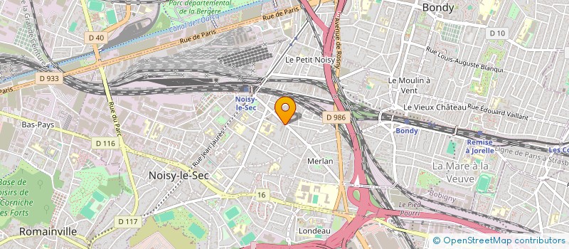 localisation de l'entreprise MADAME AMELIE MONNEREAU à NOISY-LE-SEC