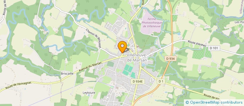 localisation de l'entreprise MADAME AMELIE MONSET  VILLENEUVE-DE-MARSAN