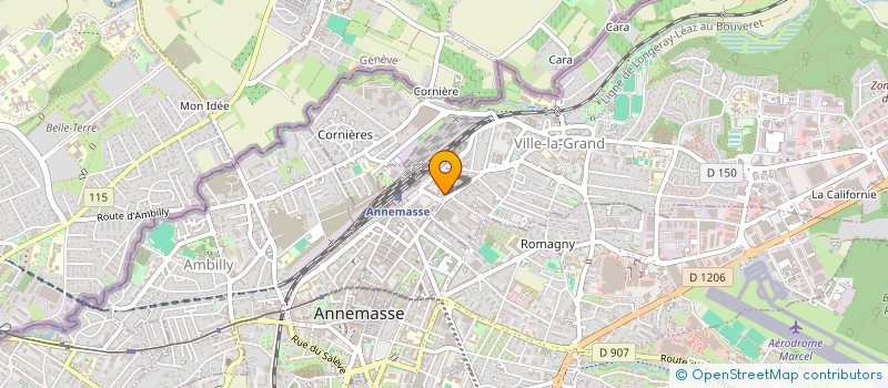 localisation de l'entreprise MADAME AMELIE MORAND  SERRIERES-EN-CHAUTAGNE