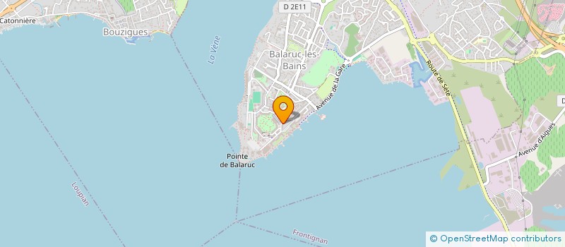 localisation de l'entreprise MADAME AMELIE MOREAU  BALARUC-LES-BAINS