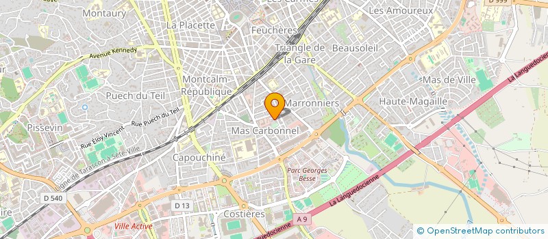 localisation de l'entreprise MADAME AMELIE MOREELS  NIMES