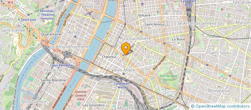 localisation de l'entreprise MADAME AMELIE MOREL  LYON