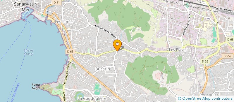 localisation de l'entreprise MADAME AMELIE MOSCATI  SIX-FOURS-LES-PLAGES