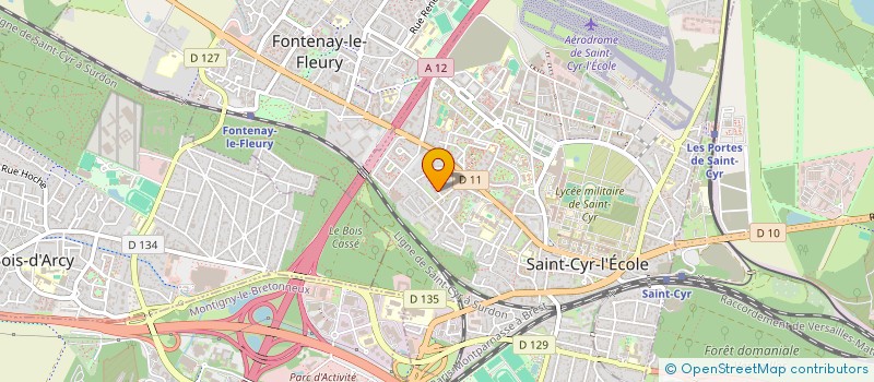 localisation de l'entreprise MADAME AMELIE MOTARD  SAINT-CYR-L'ECOLE