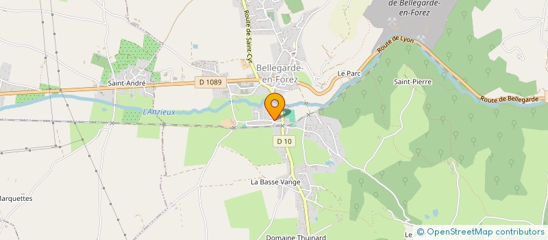 localisation de l'entreprise MADAME AMELIE MOUNIER  BELLEGARDE-EN-FOREZ