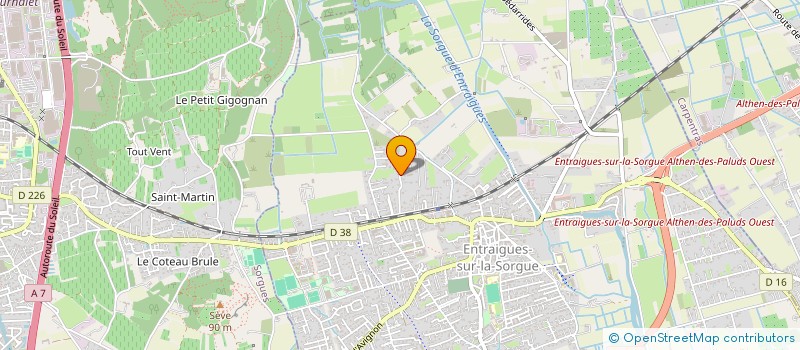 localisation de l'entreprise MADAME AMELIE MOUTAABID  ENTRAIGUES-SUR-LA-SORGUE